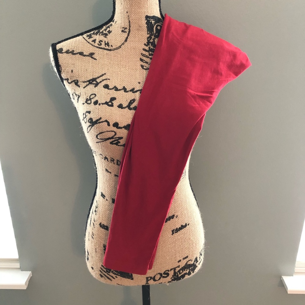 LuLaRoe Solid Red OS Leggings
